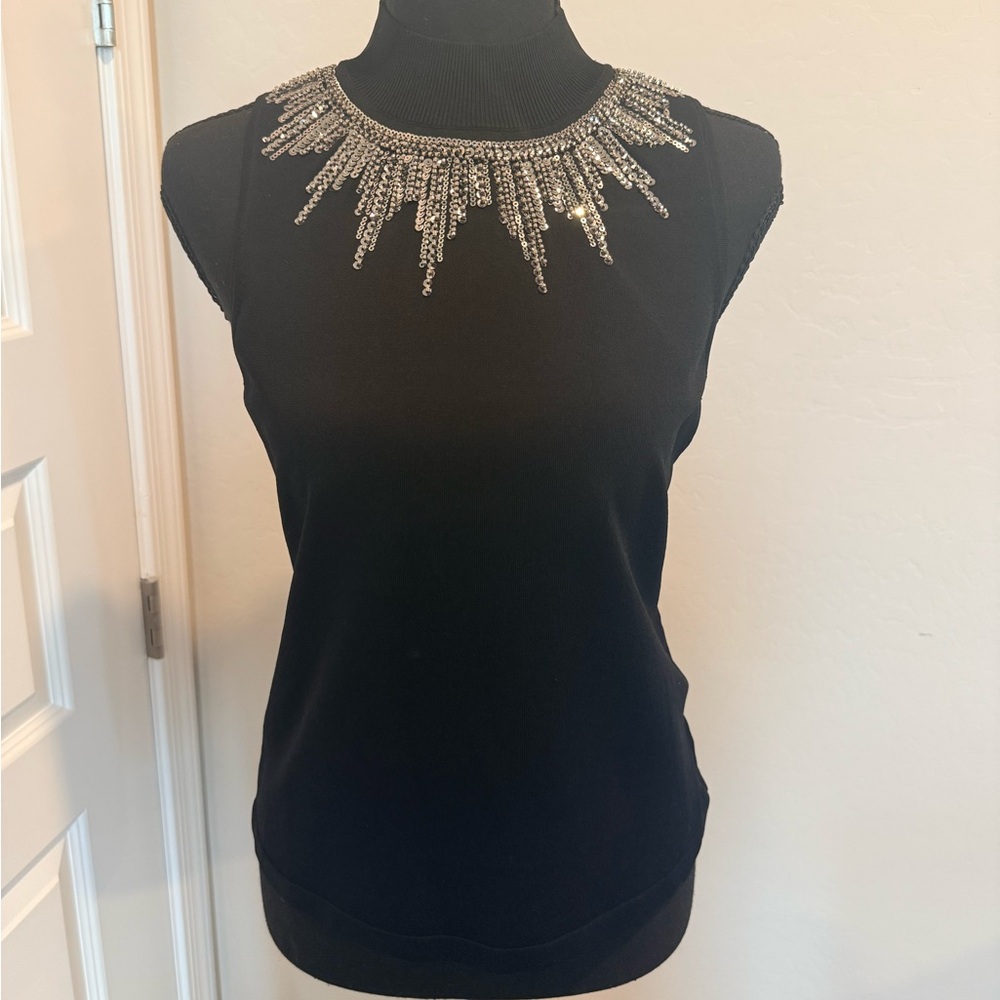 Ted Baker London LARINAA Embellished Knit Vest – NWT